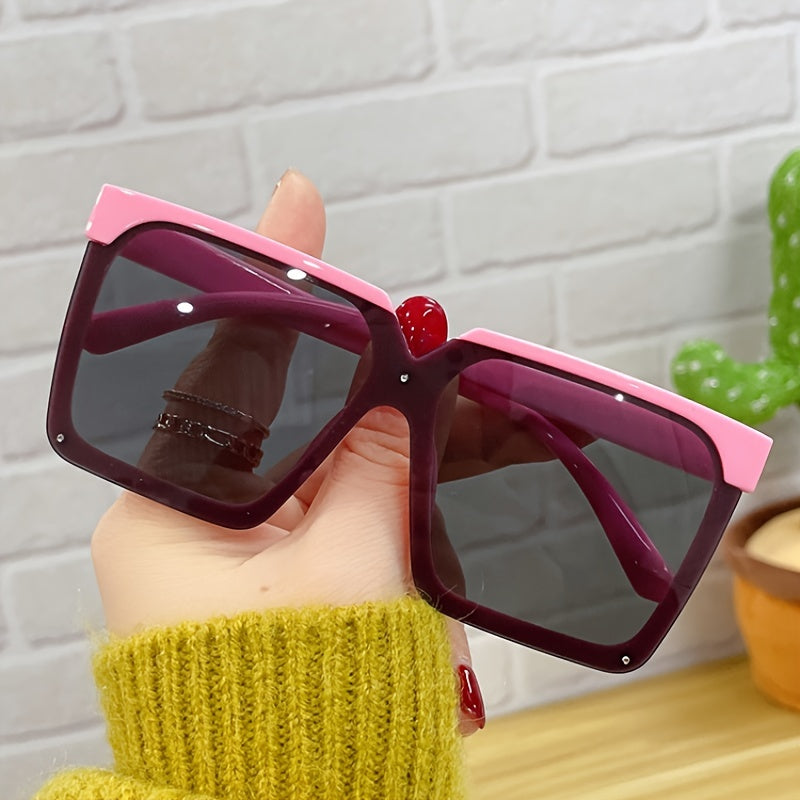 Kids Square Frame Sunglasses for Outdoor Activities