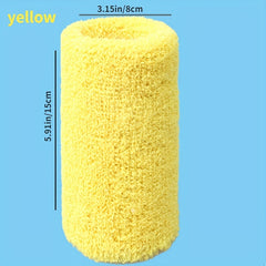 Unisex Sports Terylene Wristband - Sweat Absorbing