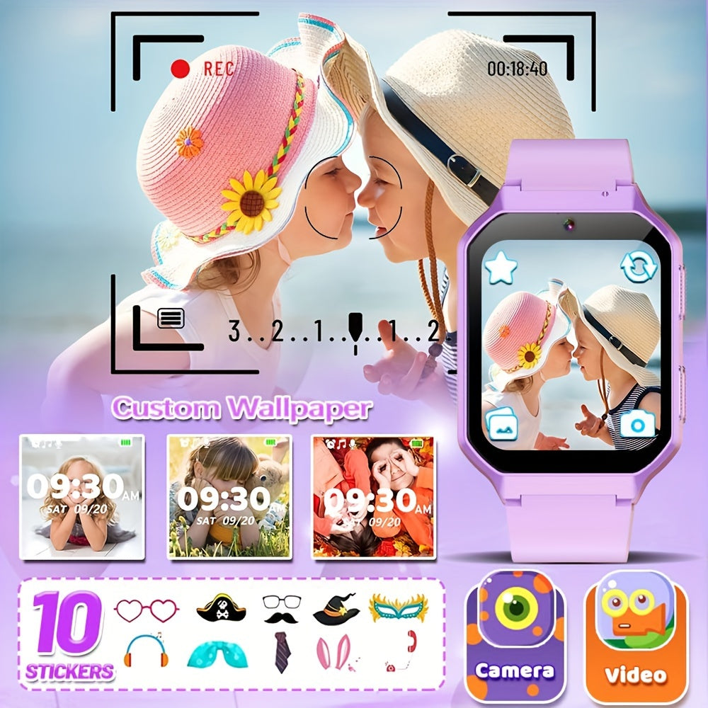 Kids Smartwatch with 26 Educational Games Music Photos Videos Girls Ages 3-8