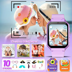 Kids Smartwatch with 26 Educational Games Music Photos Videos Girls Ages 3-8