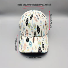 Painted Leaves Baseball Cap Men's Outdoor Leisure Vacation Hat Spring And Summer