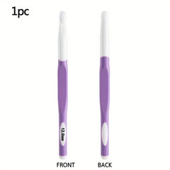 1pc Ergonomic Handle Crochet Hooks 8-15mm