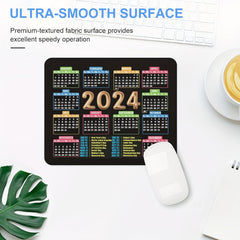 Women's Calendar Mouse Pad Non-slip Rubber Mouse Mat for Office Computers