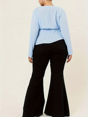 Sexy Jeans: High Rise High Stretch Skinny Flared Leg Jeans