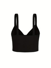 Sexy V Neck Twist Front Cami Top