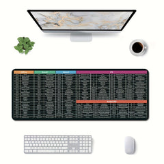Multi-language Extra Large Mouse Pad 80X30cm Non Slip Rubber Base