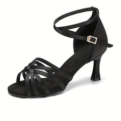 Women's Open Toe High Heel Dance Sandals Lightweight Latin Dance Shoes