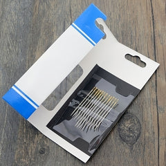 Stainless Steel Sewing Needles Set with Side Hole, Household Sewing Supplies