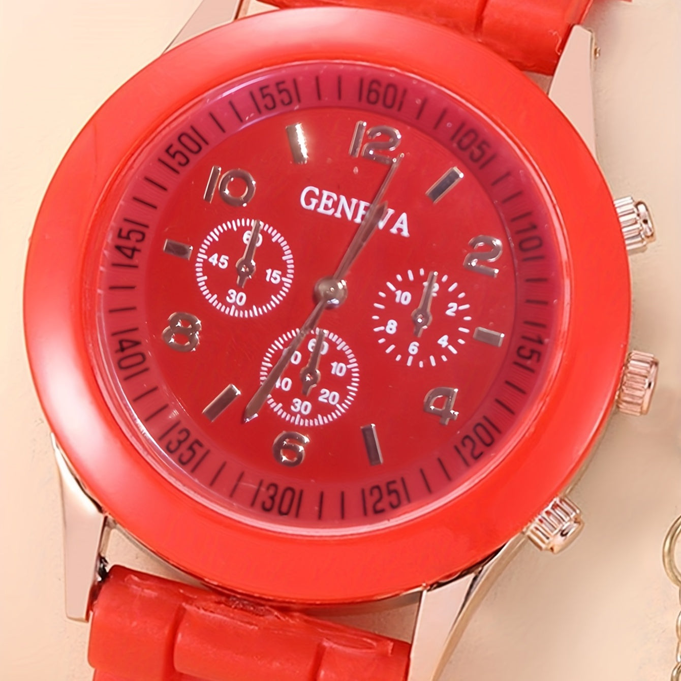 Silicone Quartz Watch Set with Butterfly Bracelets for Students