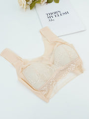 Lace Wireless Bra Breathable Full Coverage Women's Lingerie
