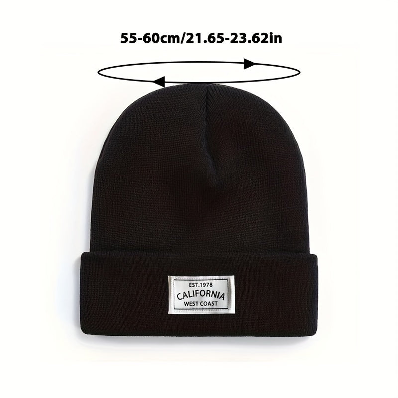 Winter Warm Knitted Hat Outdoor Beanie Ear Protection Hat