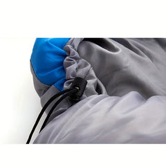 Envelope Camping Sleeping Bag With Hat Portable Thickened Warm Sleeping Bag