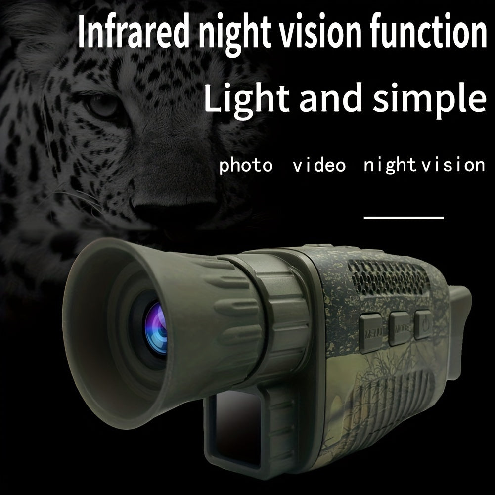 4K Night Vision Monocular Infrared Camera 5x Digital Zoom
