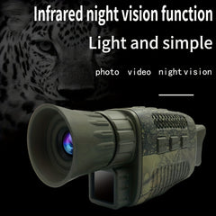 4K Night Vision Monocular Infrared Camera 5x Digital Zoom