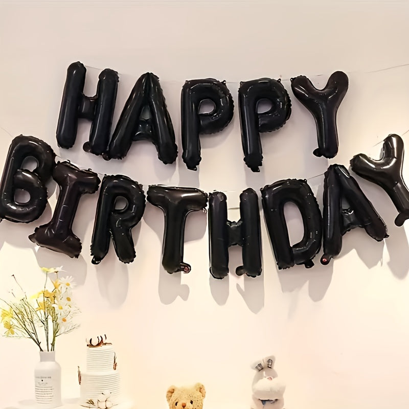 40 64 Cm Happy Birthday Set - Balloons and Banners