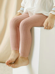 Toddler Girls Knit Leggings Footless Pantyhose