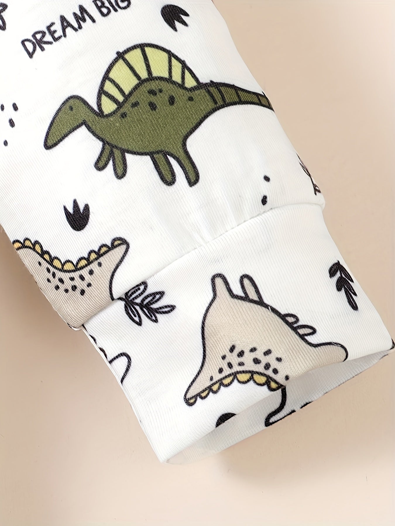 Baby Boy's Dino Hoodie Sweatshirt & Pants Set
