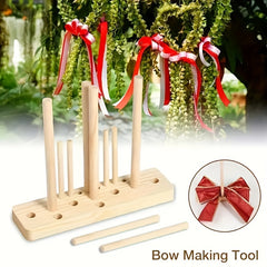 5-in-1 Ribbon Bow Maker Christmas & Year Butterfly Bow Decoration Wreath