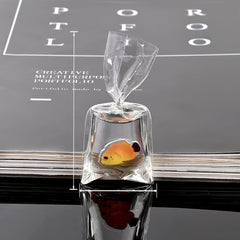 Water Bag Fish Keychain Cartoon Ocean DIY Accessories Bag Key Chain