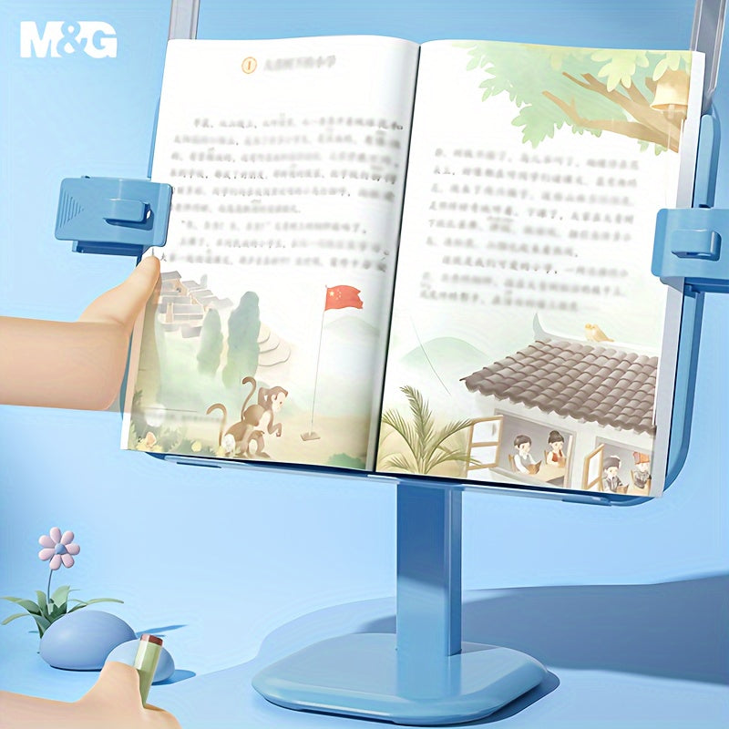 1pc Foldable Reading Stand Book Stand Reading Artifact Anti Low Head