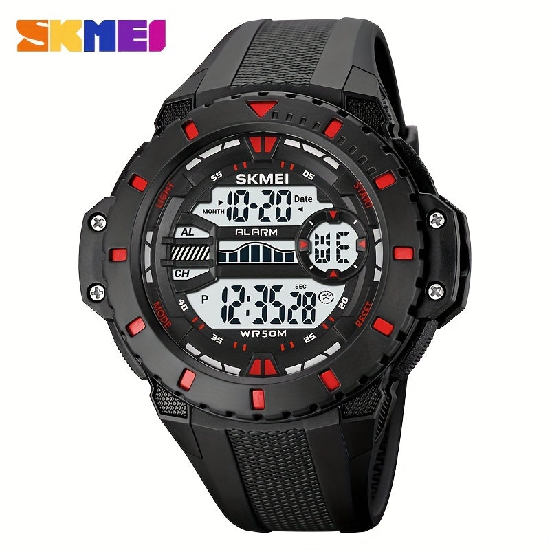 Multifunctional Chronograph Alarm Student s Watch Outdoor Waterproof Sports