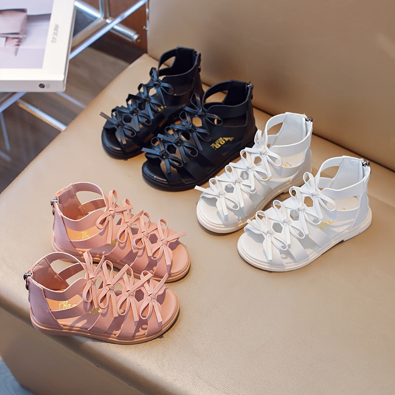 Bowknot Open Toe Sandals for Girls Lightweight Sandals