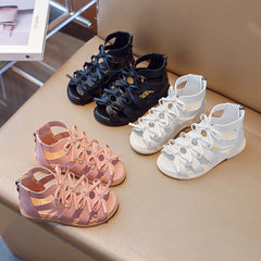 Bowknot Open Toe Sandals for Girls Lightweight Sandals