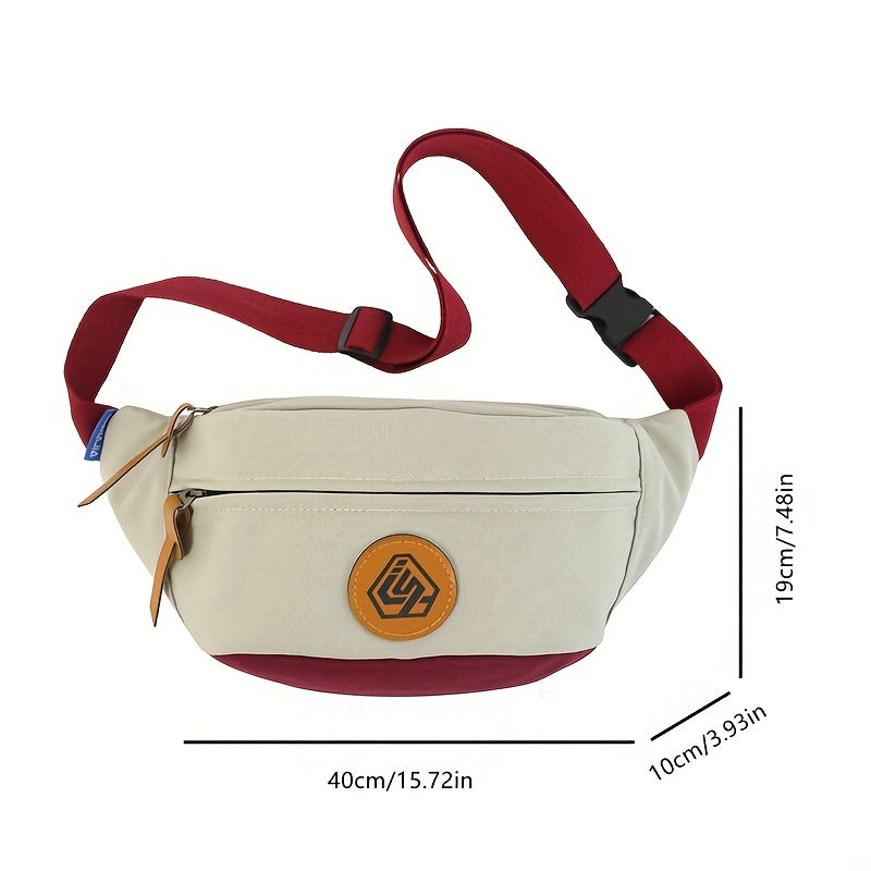 Casual Chest Bag Large Capacity Sports Waist Bag Couple Bag
