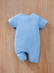 Baby Boys Dinosaur Romper Jumpsuit Casual Short Sleeve Clothes