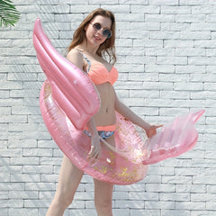 Women's Angel Wings Swimming Ring Inflatable Life Buoy