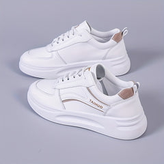 Women's Platform Low Top Lace Up Skate Shoes