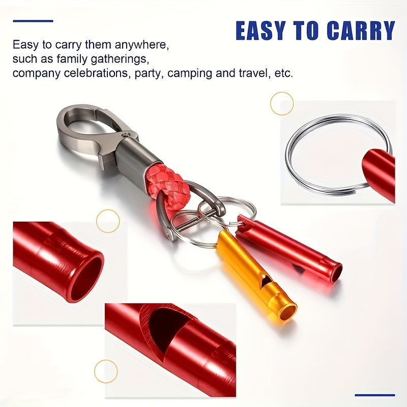 Aluminum Alloy Whistle Small Whistle Metal Whistle Survival Training Whistle