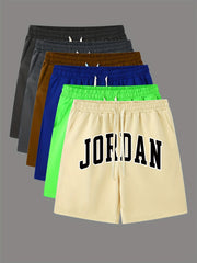 Comfy Elastic Waist Drawstring Shorts For Summer
