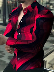 Men's Comfy Long Sleeve Shirt For Autumn