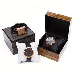 Wooden Watch Storage Box Jewelry Display Case Collection Box