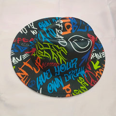 Graffiti Jazz Hat All-match Woolen Adjustable