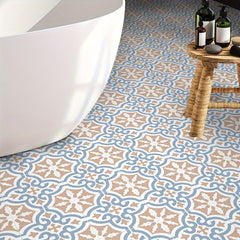 9pcs Nordic Style Printed Floor Stickers Non slip Wear resistant Vinyl Decals
