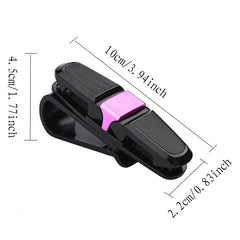 Carbon Fiber Car Glasses Clip Storage Clip
