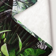 Dinosaur Printed Soft Blanket for Camping and Travel