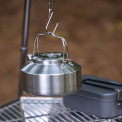 304 Stainless Steel Kitchenware Set with Teapot & Non-Stick Frying Pan