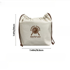 Insulated Lunch Bag Oxford Cloth Portable Bento Box Tote