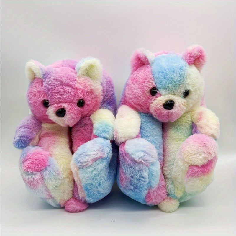 Anime Cozy Slides Bear Plush Comfy Slippers