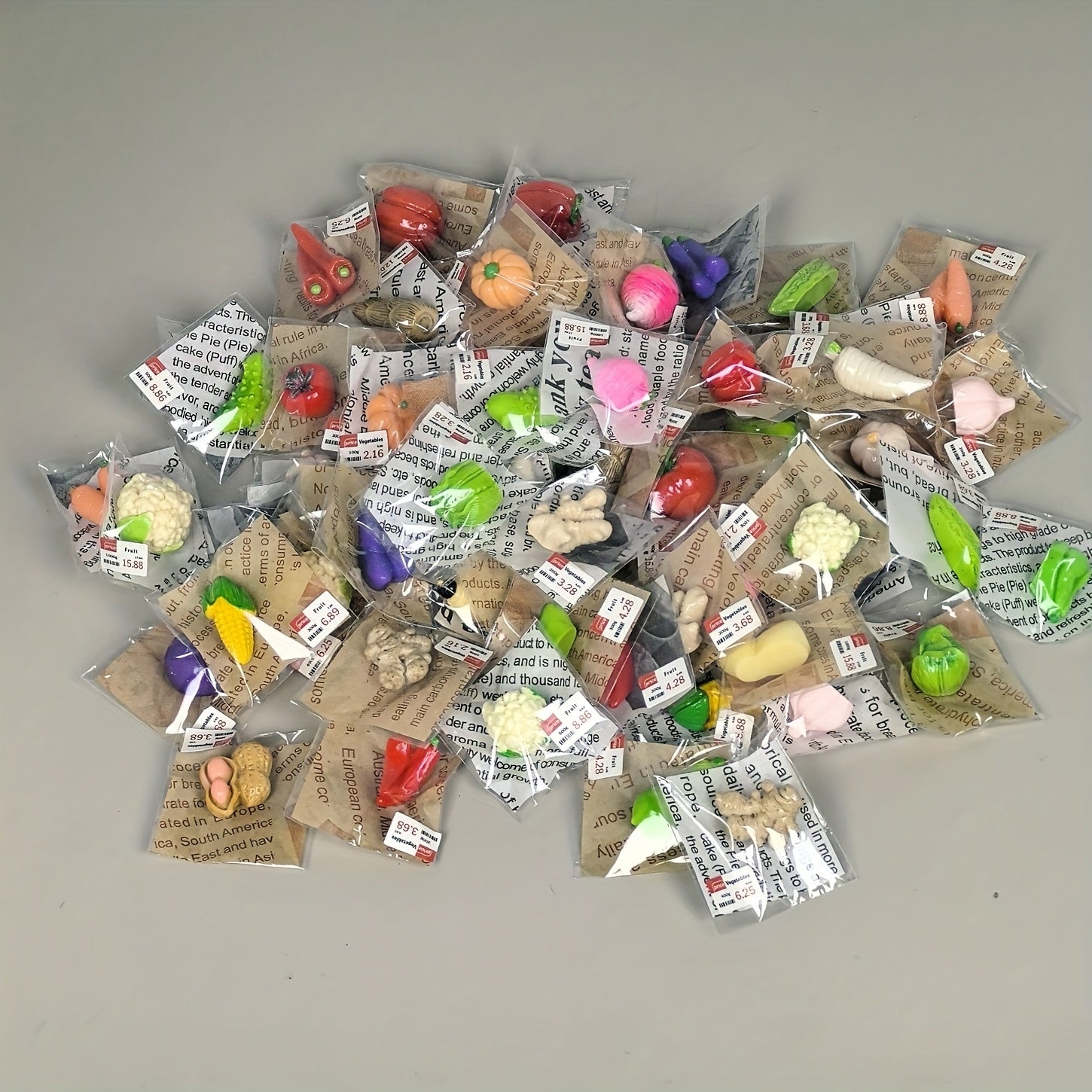 30pcs Vegetable Model Simulation Toy Set Farm Sandbox Game Accessories