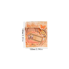 Butterfly Retro Writeable Label Sticker Set - 40 Sheets
