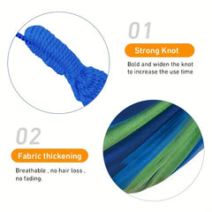1pc Portable Outdoor Camping Hammock for 1-2 Person Hanging Bed