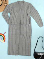 Cozy Long Sleeve Lounge Robe with Pockets Women's Loungewear