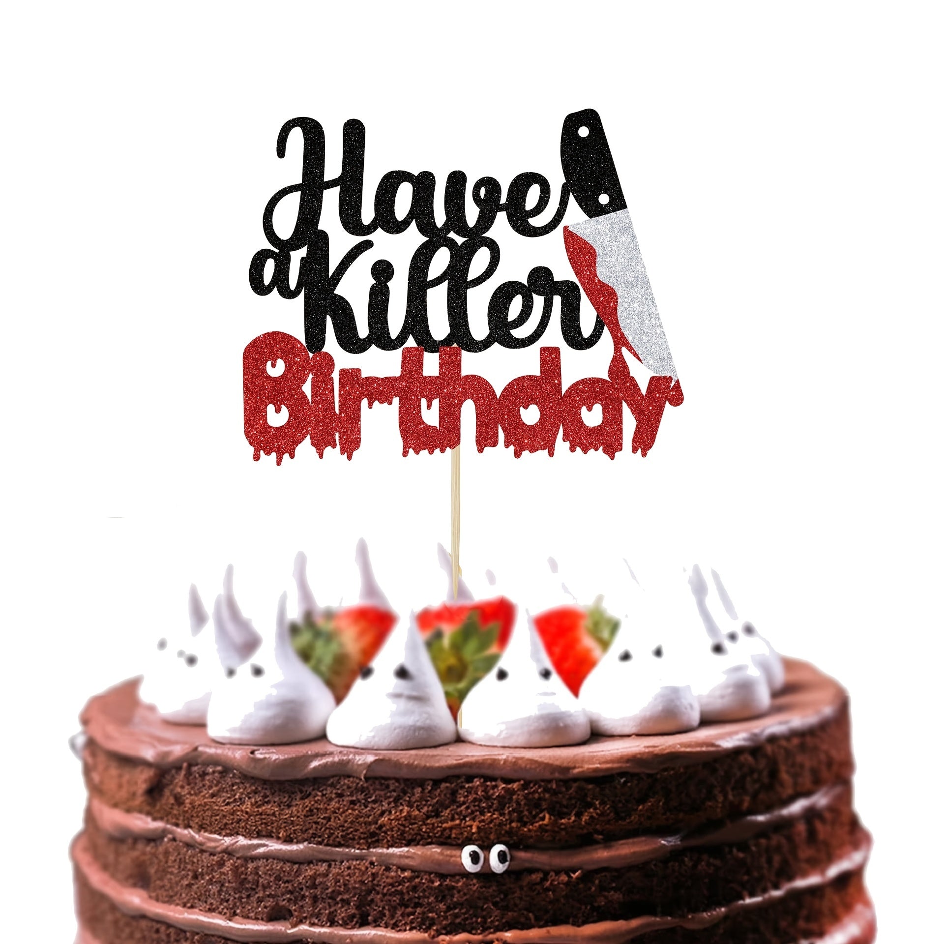 Halloween Cake Insert Have A Killer Birthday Topper
