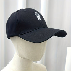Unisex Sunshade Breathable Adjustable Baseball Cap With Embroidery