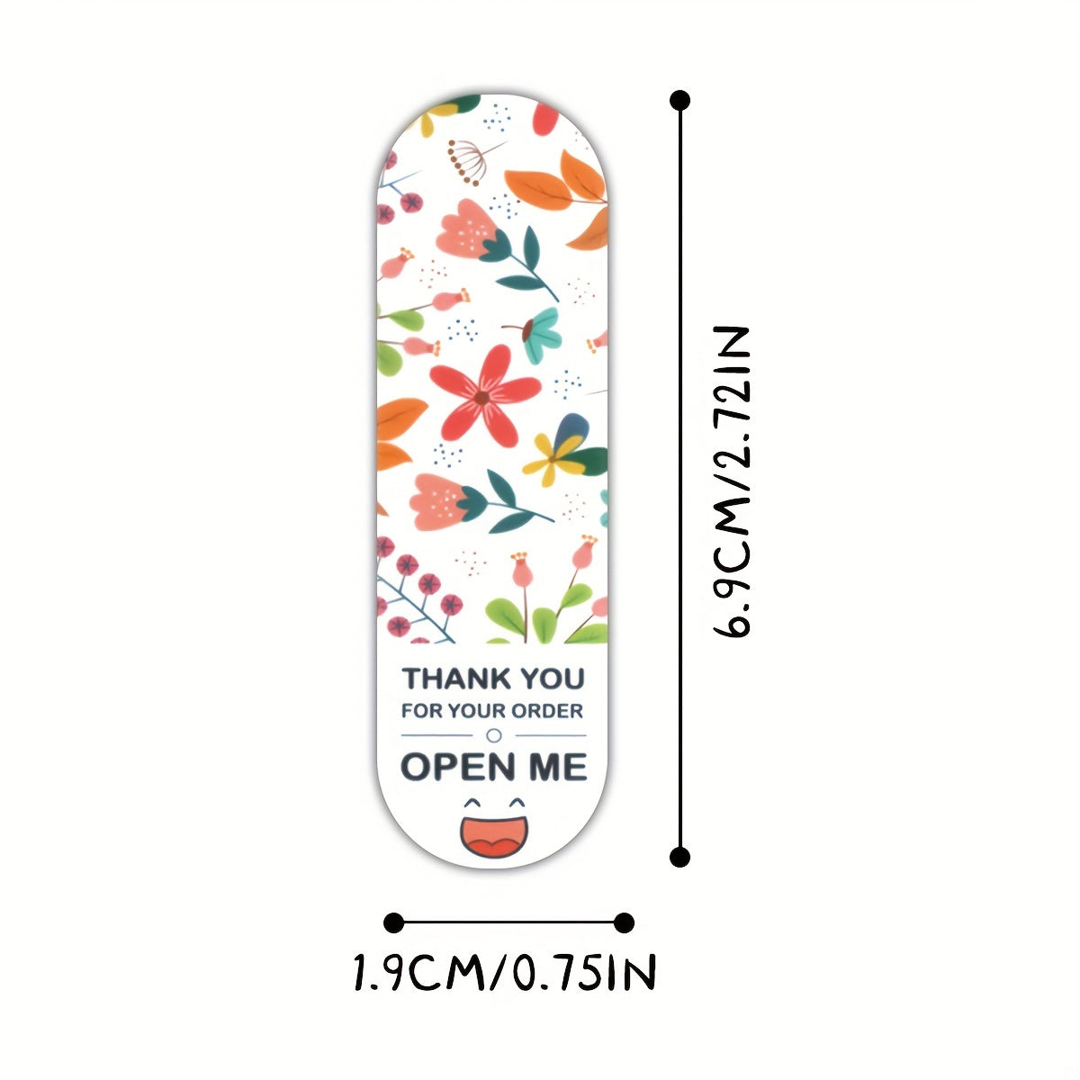 Rectangle Box Seal Sticker Business Packaging Sealing Stickers