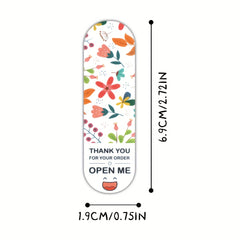 Rectangle Box Seal Sticker Business Packaging Sealing Stickers